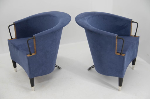 Set van twee fauteuils van Paolo Piva voor B&B Italia, jaren 1980