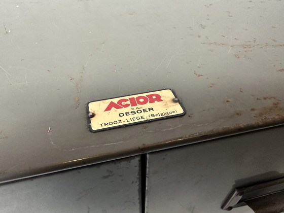 Image 1 of 2X Vintage Industrieel Ladekastje