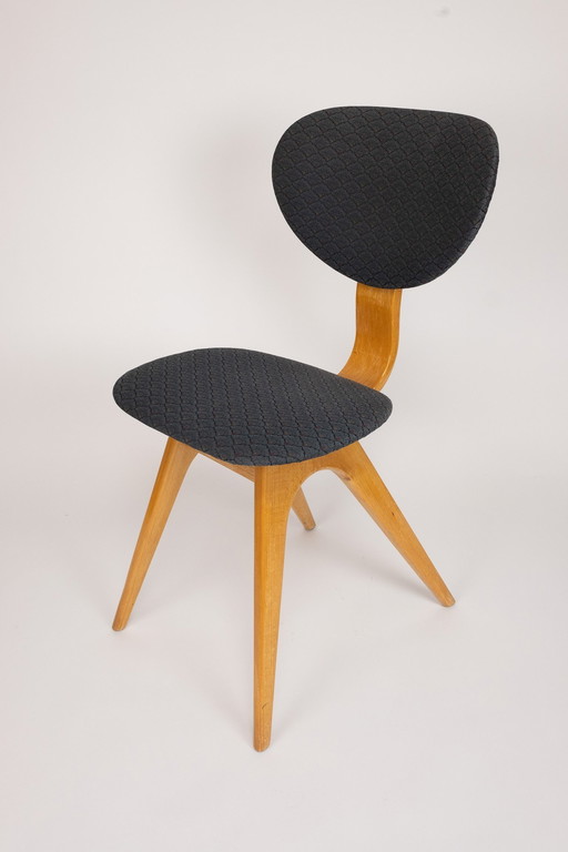 Set Van 4 Eetkamerstoelen In Stijl Van De Sb37 Stoelen Van Cees Braakman Voor Pastoe