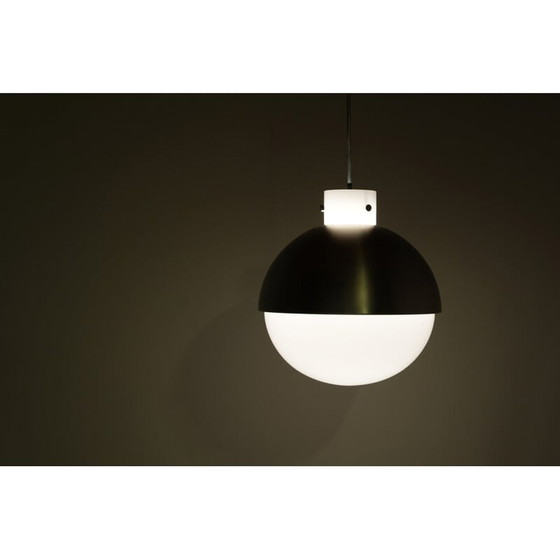 Image 1 of Vintage Limburgse hanglamp in Murano glas en aluminium 1970