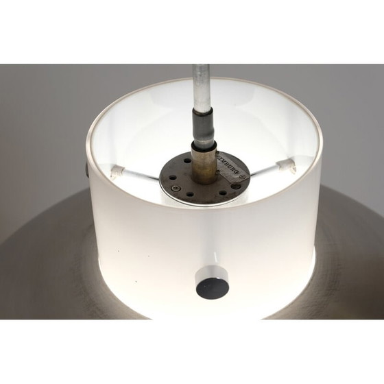 Image 1 of Vintage Limburgse hanglamp in Murano glas en aluminium 1970