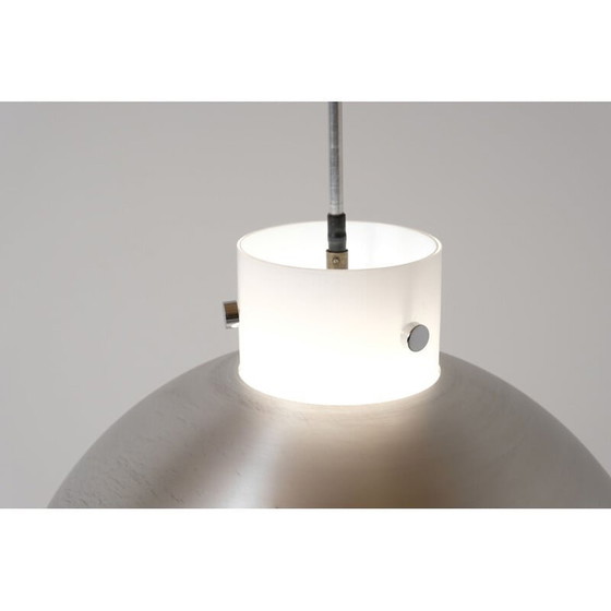 Image 1 of Vintage Limburgse hanglamp in Murano glas en aluminium 1970