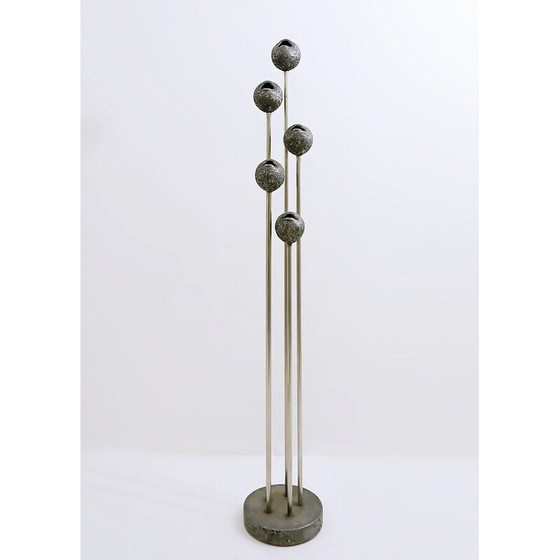 Image 1 of Vintage abstracte lippen metalen sculptuur door John Cotter