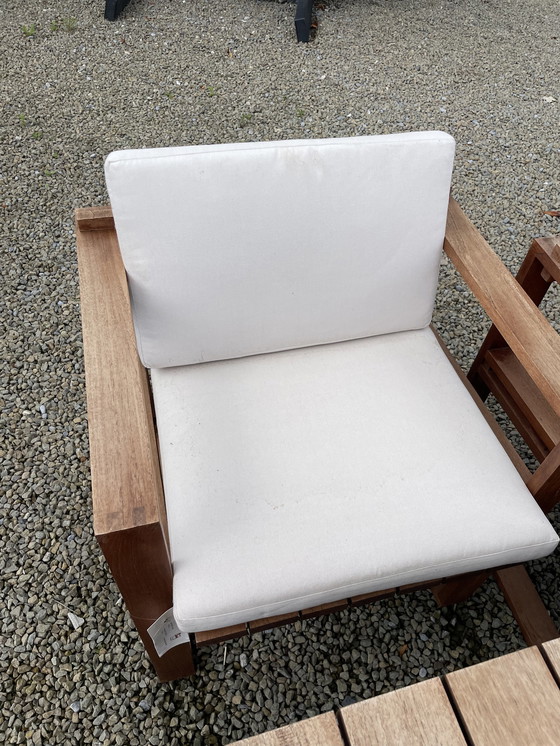 Image 1 of 4x Carl Hansen Son BK10 stoel Bodil Kjaer + 1x Carl Hansen Son BK15 Eettafel Bodil Kjaer