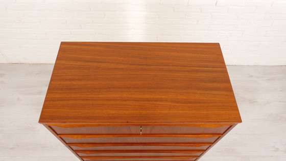 Image 1 of Vintage Deense Ladekast | Teak | 6 Lades | 106 Cm