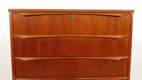 Image 1 of Vintage Deense Ladekast | Teak | 6 Lades | 106 Cm