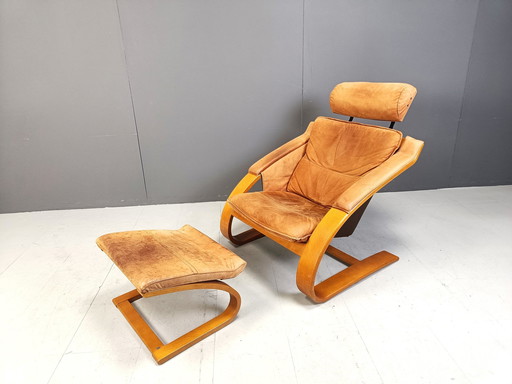 Zweedse Kroken Fauteuil Door Ake Fribyter Voor Nelo Möbel, 1970S