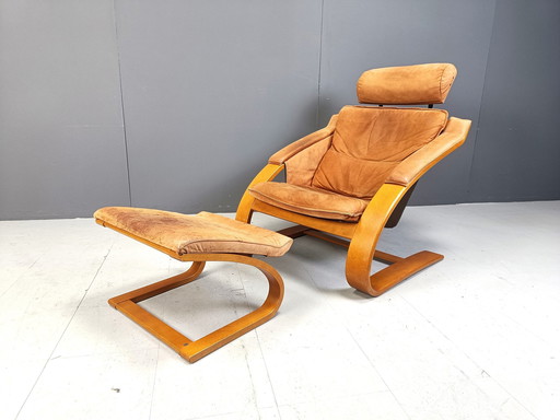 Zweedse Kroken Fauteuil Door Ake Fribyter Voor Nelo Möbel, 1970S