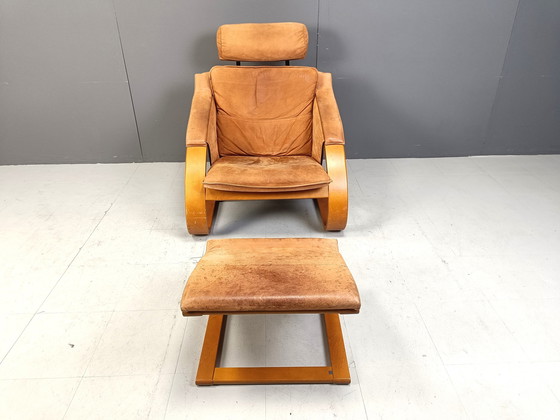 Image 1 of Zweedse Kroken Fauteuil Door Ake Fribyter Voor Nelo Möbel, 1970S