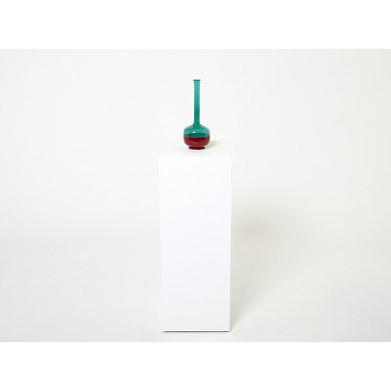 Image 1 of Vintage Murano glazen fles van Gio Ponti voor Venini Morandiana, 1960
