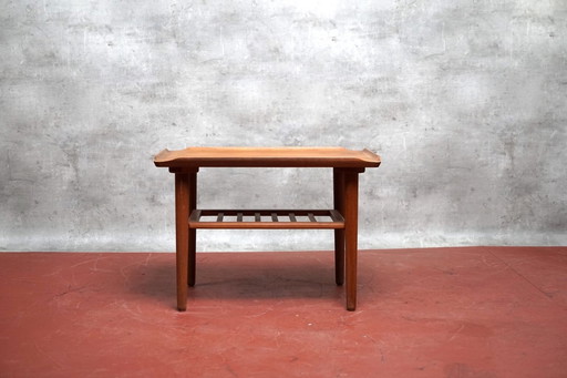 Deense teakhouten salontafel van Holger Georg Jensen voor Cubus, jaren 60