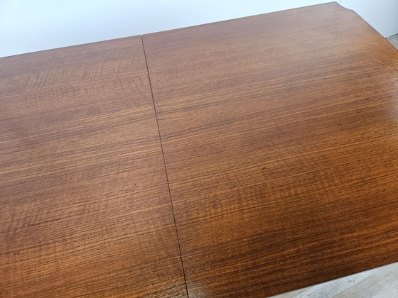 Image 1 of Scandinavische uitschuifbare teakhouten tafel 70S