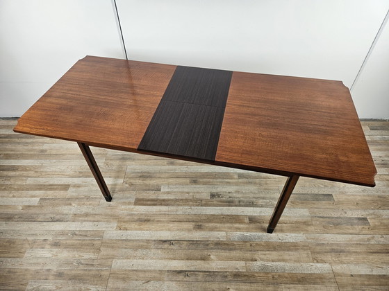 Image 1 of Scandinavische uitschuifbare teakhouten tafel 70S