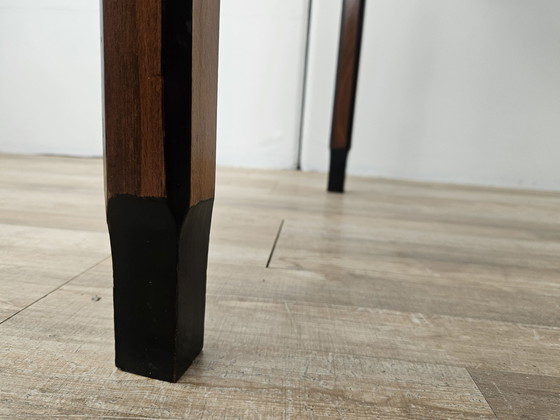 Image 1 of Scandinavische uitschuifbare teakhouten tafel 70S