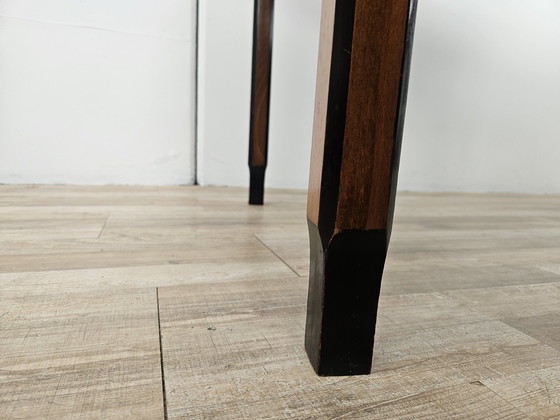 Image 1 of Scandinavische uitschuifbare teakhouten tafel 70S