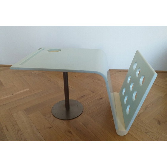 Image 1 of Vintage Corian bijzettafel, Italië 1990