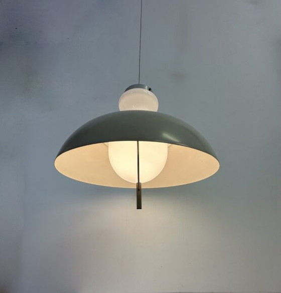 Image 1 of Mid Century hanglamp uit het ruimtetijdperk , jaren 1970