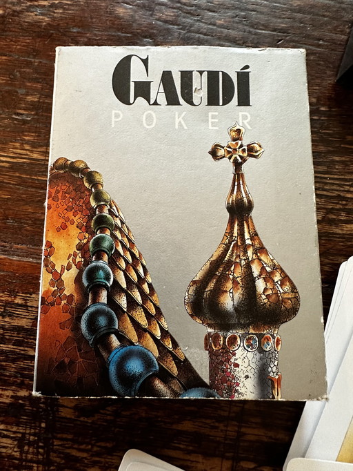 Vintage Gaudi pokerkaarten