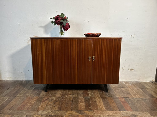 Retro vintage teakhouten metaforisch bureau Mid century