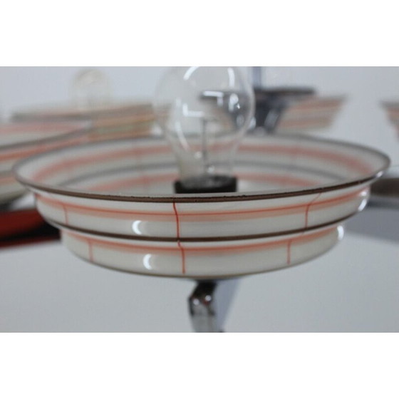 Image 1 of Vintage Art Deco kroonluchter, 1930