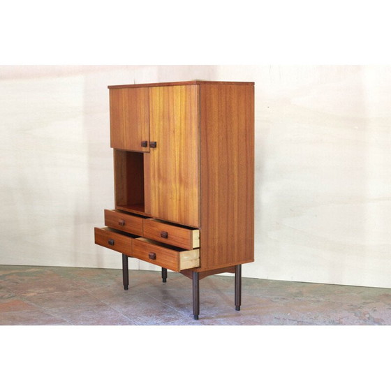 Image 1 of Vintage teakhouten highboard scandinavisch 1950