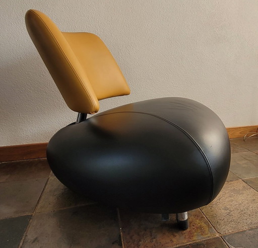 Leolux Pallone fauteuil leer