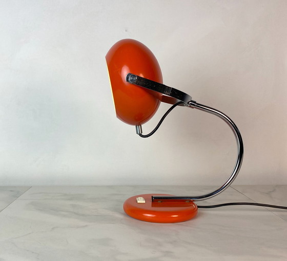 Image 1 of Herda retro oranje bureaulamp