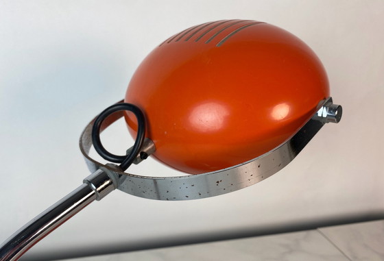 Image 1 of Herda retro oranje bureaulamp