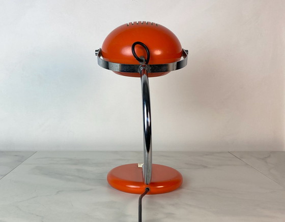 Image 1 of Herda retro oranje bureaulamp