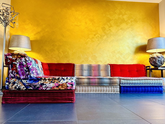 Image 1 of Roche Bobois Paris Mah Jong Missoni Home Stoffen Sofa