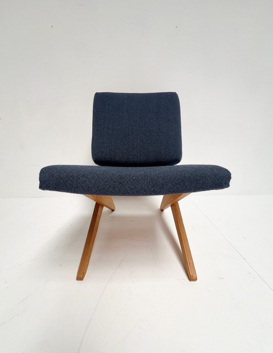 Image 1 of Scissor chair FB18 van Jan van Grunsven voor Pastoe, 1950's