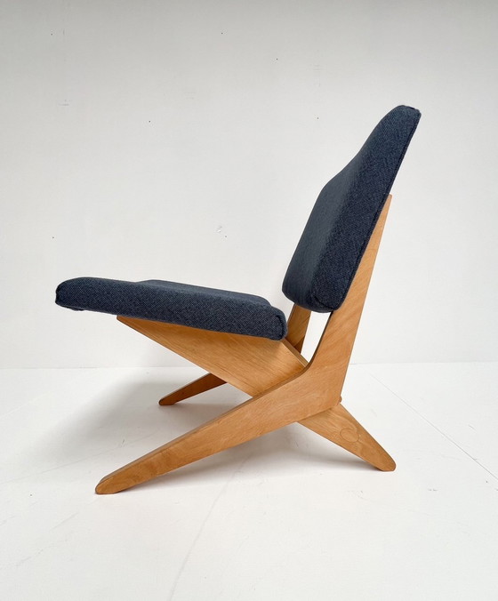 Image 1 of Scissor chair FB18 van Jan van Grunsven voor Pastoe, 1950's