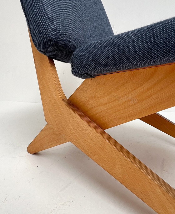 Image 1 of Scissor chair FB18 van Jan van Grunsven voor Pastoe, 1950's