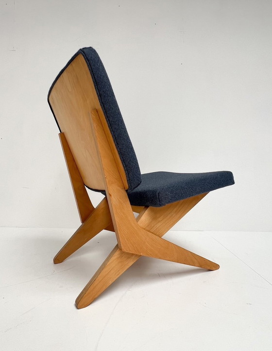 Image 1 of Scissor chair FB18 van Jan van Grunsven voor Pastoe, 1950's