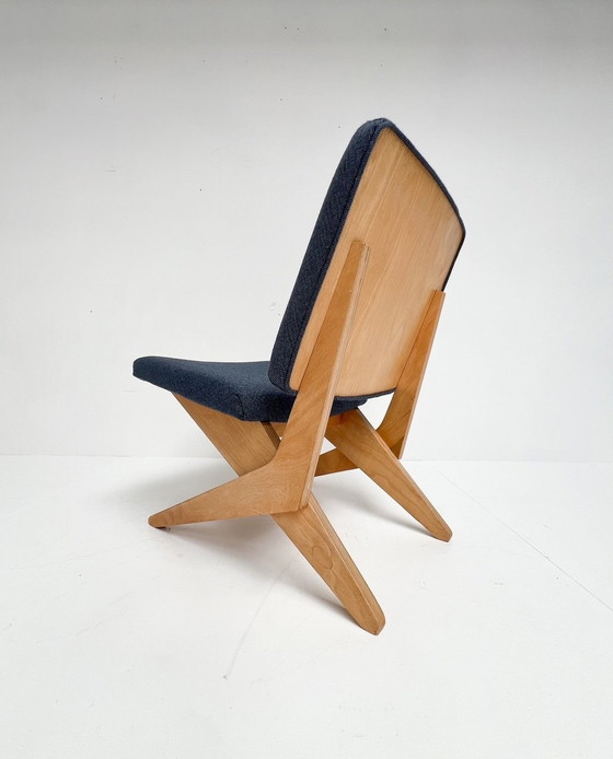 Image 1 of Scissor chair FB18 van Jan van Grunsven voor Pastoe, 1950's