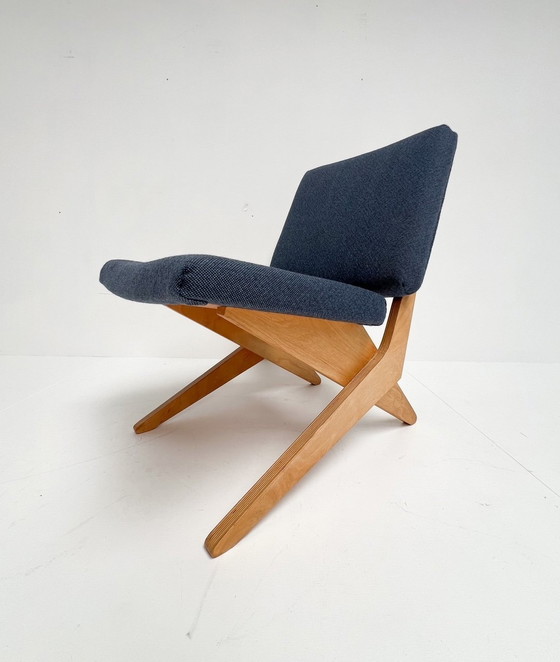 Image 1 of Scissor chair FB18 van Jan van Grunsven voor Pastoe, 1950's