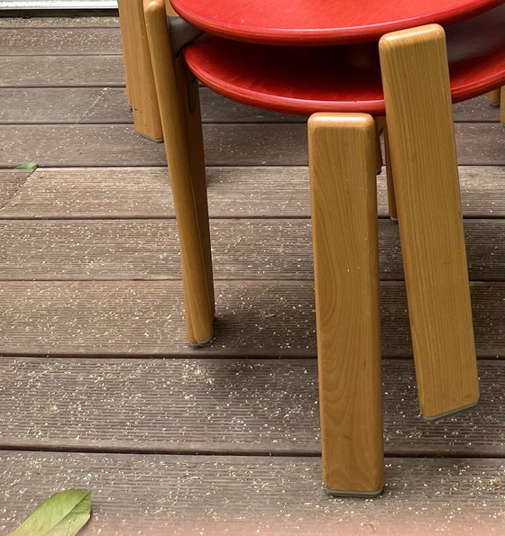 Image 1 of 3x Bruno Rey Stoelen, Origineel, Tweekleurig,