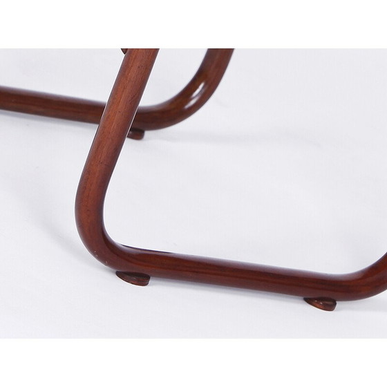 Image 1 of Vintage kruk in boucle van Josef Frank voor Thonet, jaren 1920