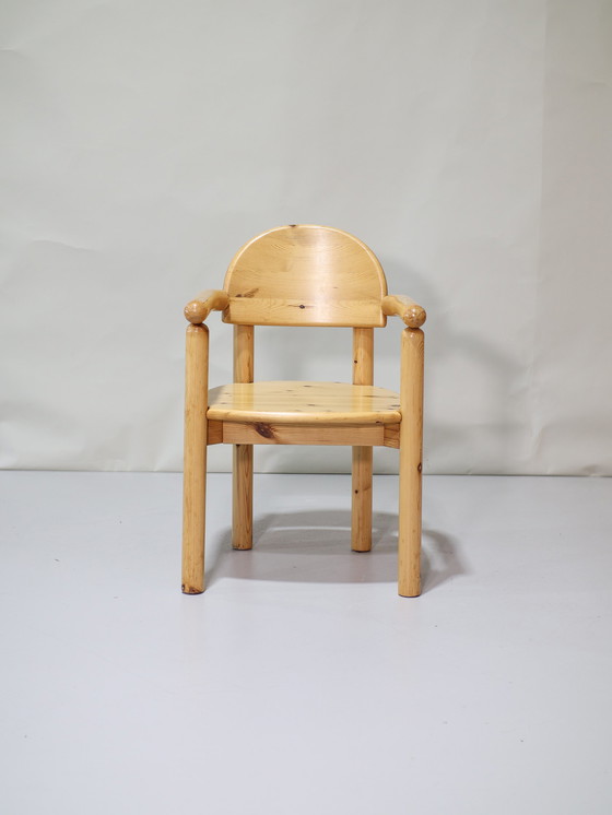 Image 1 of 6x Eetkamerstoelen Rainer Daumiller jaren '70 brutalist