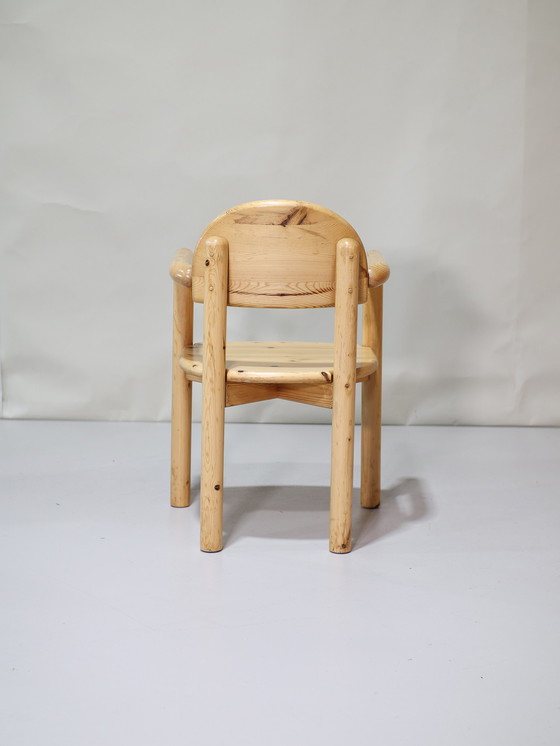 Image 1 of 6x Eetkamerstoelen Rainer Daumiller jaren '70 brutalist