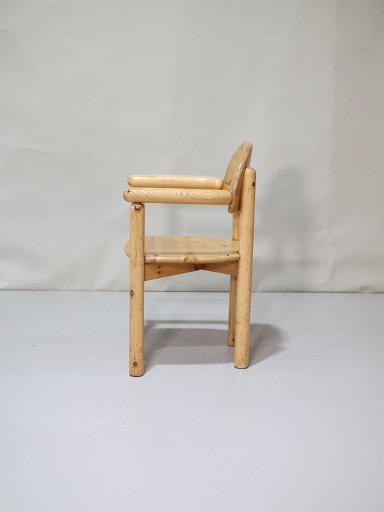 Image 1 of 6x Eetkamerstoelen Rainer Daumiller jaren '70 brutalist