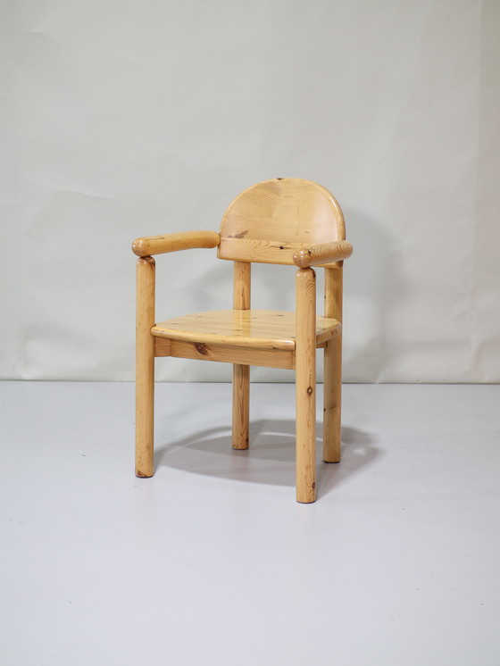 Image 1 of 6x Eetkamerstoelen Rainer Daumiller jaren '70 brutalist