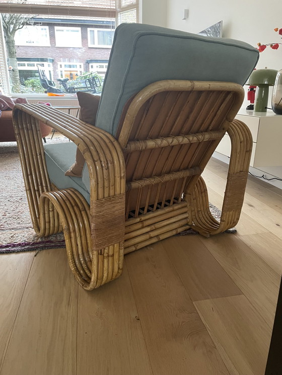 Image 1 of Vintage Rotan Fauteuil