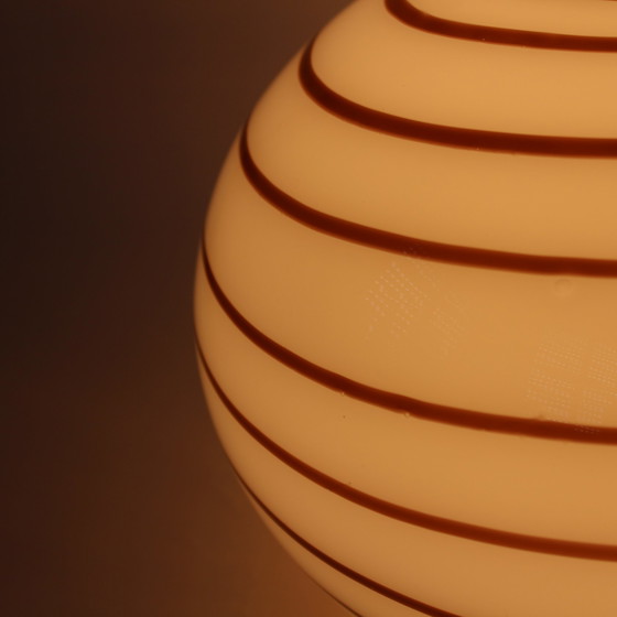 Image 1 of Grote XL Swirl Glazen Lamp