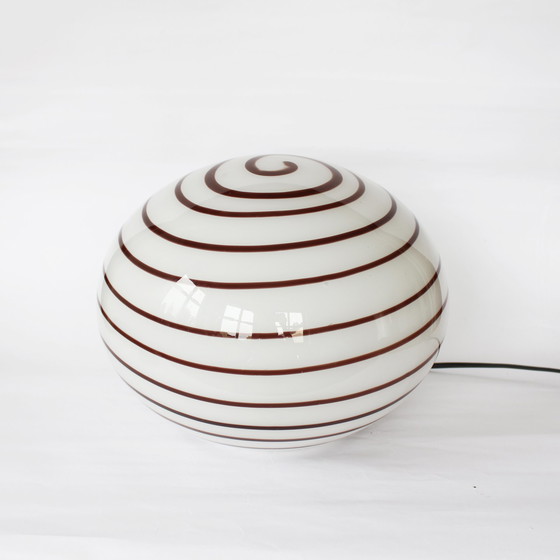 Image 1 of Grote XL Swirl Glazen Lamp