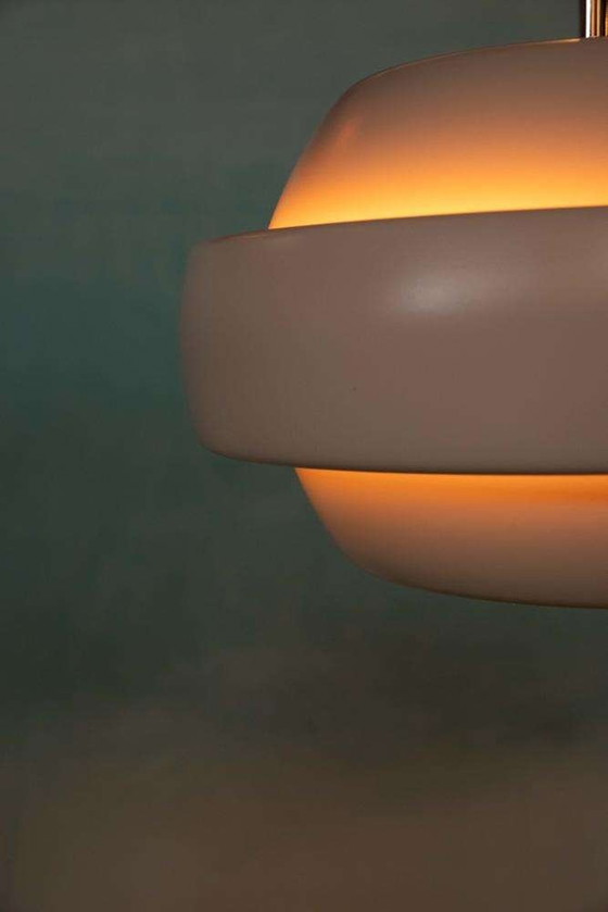 Image 1 of Space age Deens design hanglamp, Herstal vintage pendant