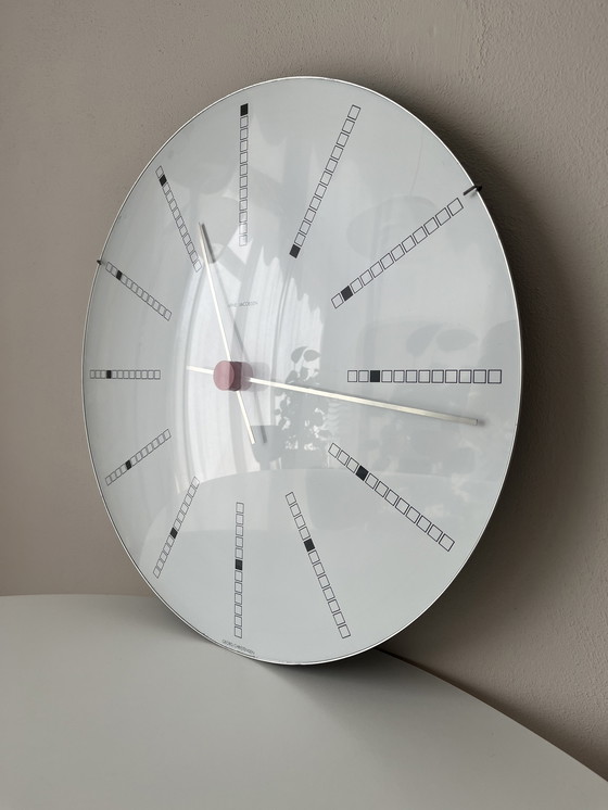 Image 1 of Bankers clock 48cm Arne Jacobsen, Georg Jensen