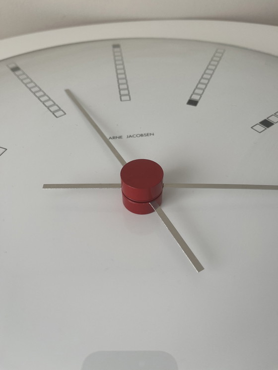 Image 1 of Bankers clock 48cm Arne Jacobsen, Georg Jensen