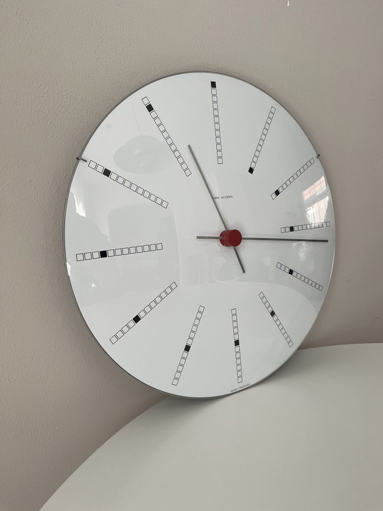 Image 1 of Bankers clock 48cm Arne Jacobsen, Georg Jensen