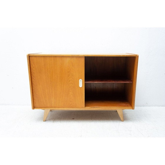 Image 1 of Vintage eiken U-452 dressoir van Jiří Jiroutek, Tsjecho-Slowakije 1960